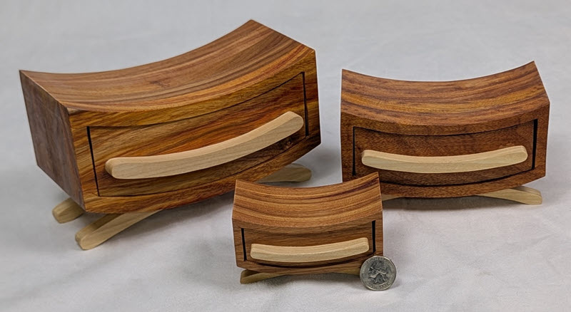 Smile Boxes by R Allen Ryan, Woodworker